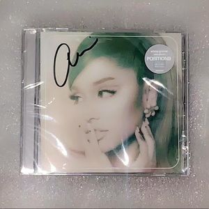 BRAND NEW Ariana Grande Signed Positions CD